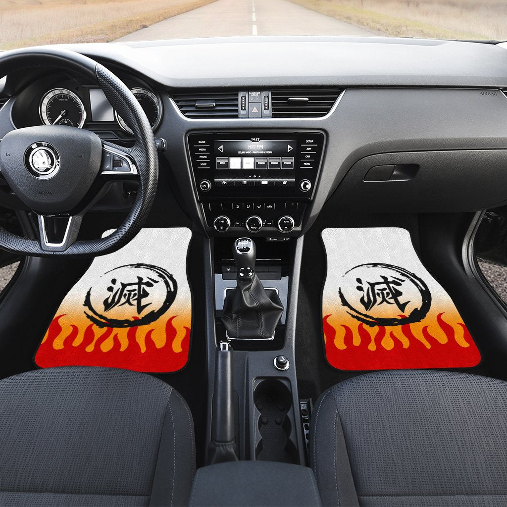 Rengoku-Uniform-Car-Floor-Mats-Custom-Demon-Slayer-Anime-Car-Accessories-1
