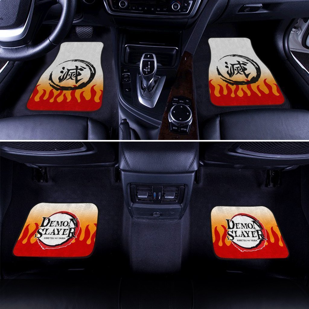Rengoku-Uniform-Car-Floor-Mats-Custom-Demon-Slayer-Anime-Car-Accessories-2