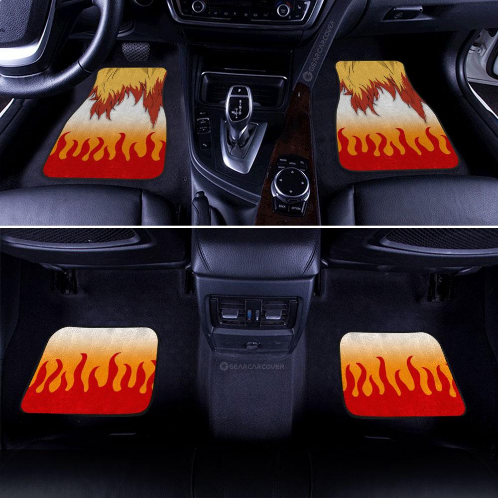 Rengoku-Uniform-Car-Floor-Mats-Custom-Hairstyle-Demon-Slayer-Anime-Car-Interior-Accessories-2