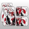 Renji Abarai Car Floor Mats Custom Japan Style Anime Bleach Car Interior Accessories