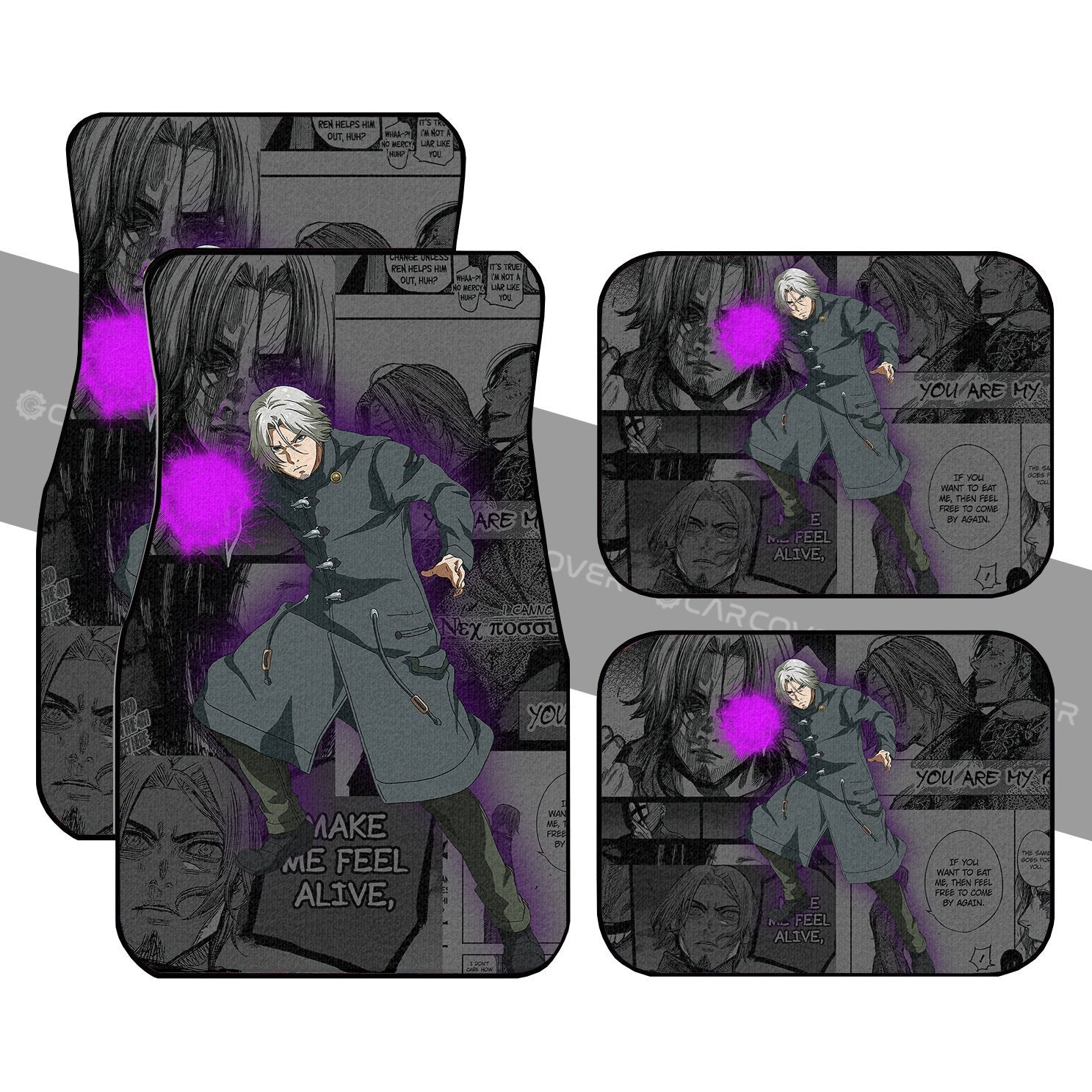 Renji Yomo Car Floor Mats Custom Anime Tokyo Ghoul Car Interior Accessories Renji Yomo Car Floor Mats Custom Anime Tokyo Ghoul Car Interior Accessories