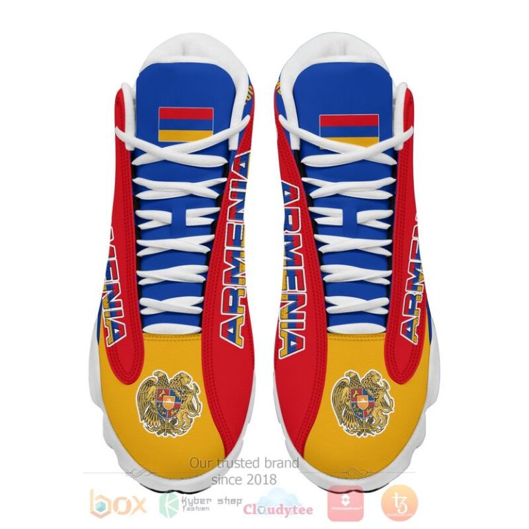 Republic-Of-Armenia-Personalized-Air-Jordan-13-Shoes-2