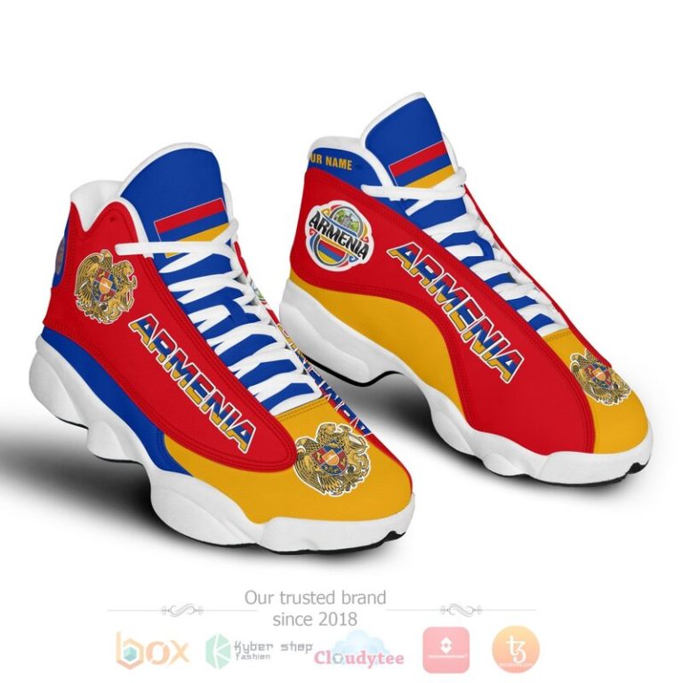 Republic-Of-Armenia-Personalized-Air-Jordan-13-Shoes-3