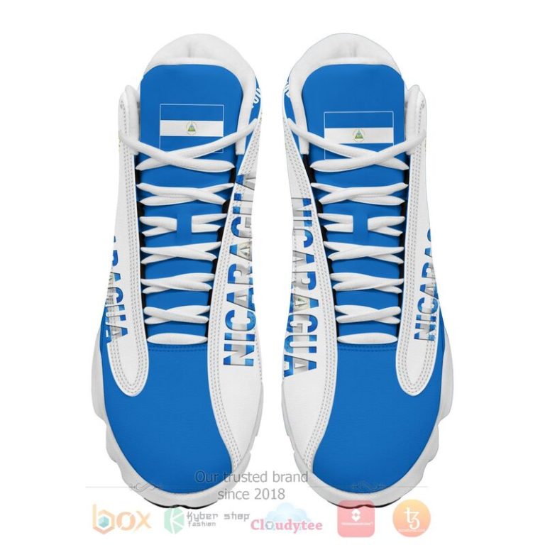 Republica-De-Nicaragua-America-Central-Personalized-Air-Jordan-13-Shoes-2