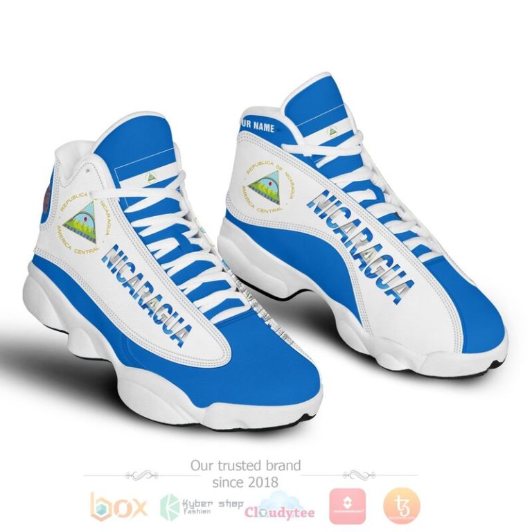 Republica-De-Nicaragua-America-Central-Personalized-Air-Jordan-13-Shoes-3