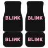 Reverse Letters Black Pink in black theme Car Floor Mats 191018