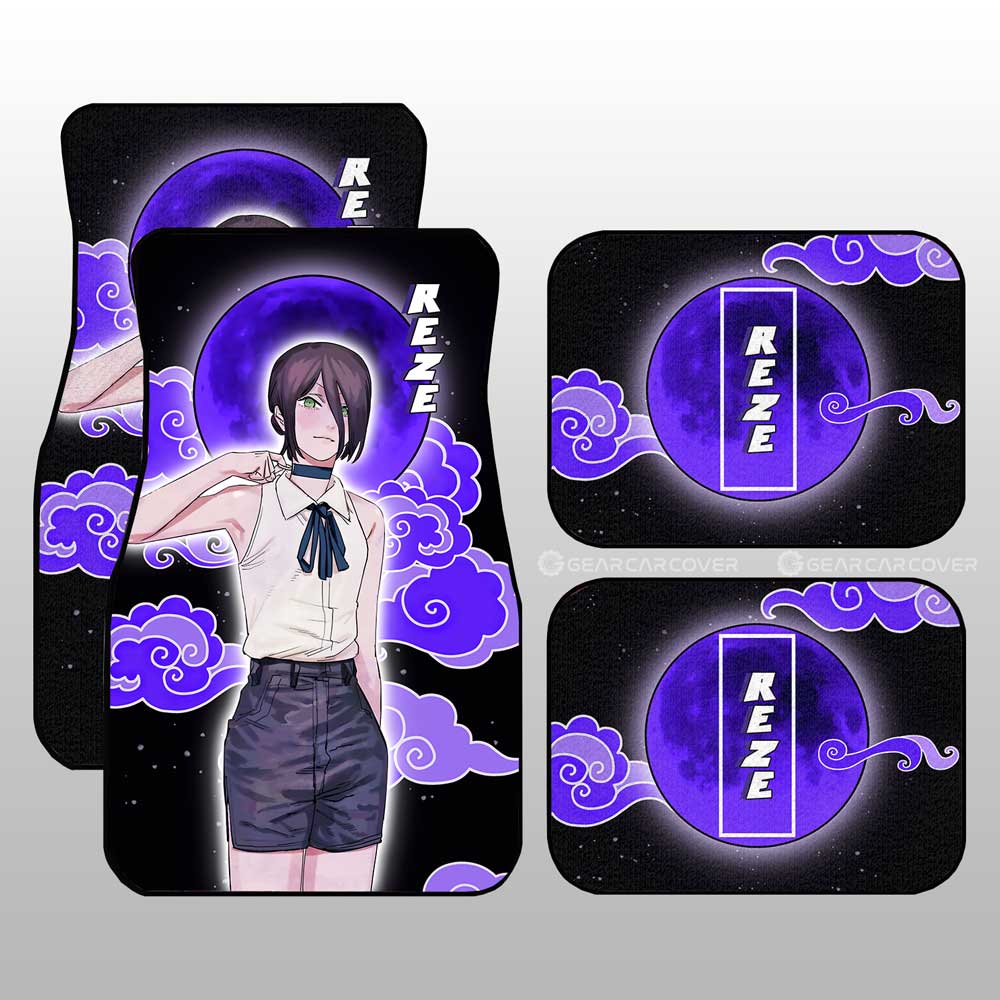 Reze Car Floor Mats Custom Chainsaw Man Anime Gifts Idea For Fans Reze Car Floor Mats Custom Chainsaw Man Anime Gifts Idea For Fans