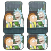 Rick And Morty Art Car Floor Mats Cartoon Fan Gift H081420