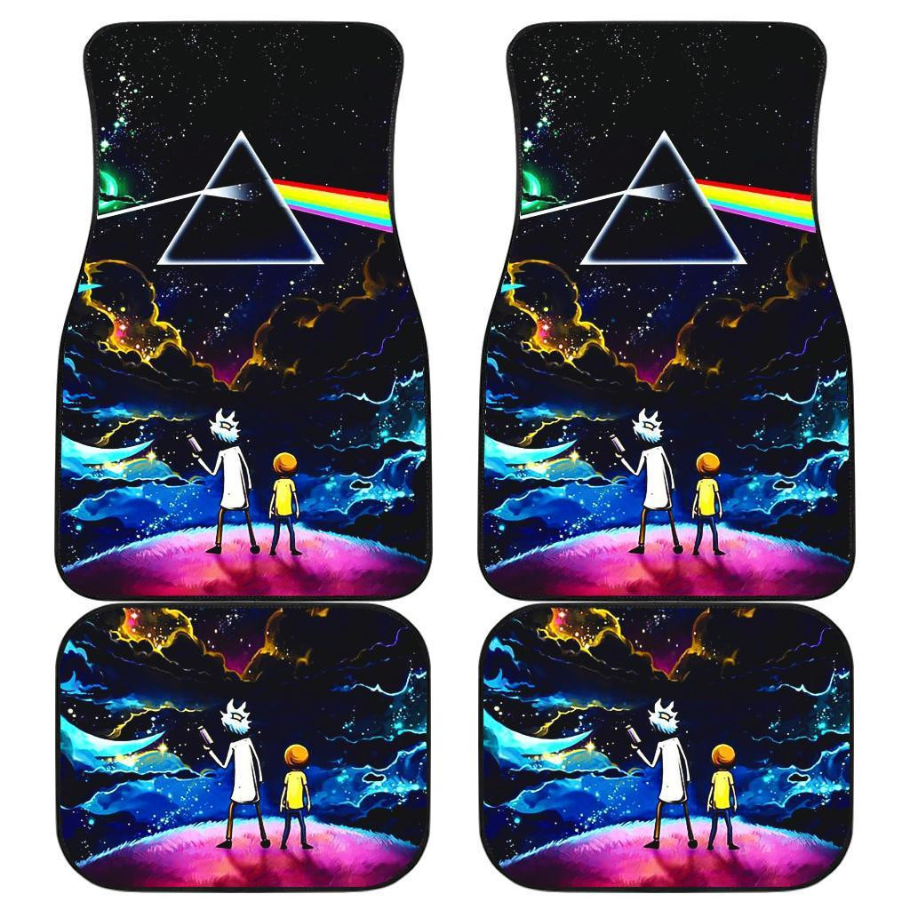 Rick And Morty Galaxy Art Car Floor Mats 191030 Rick And Morty Galaxy Art Car Floor Mats 191030