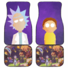 Rick And Morty Minimalist Rick & Morty Cartoon Car Floor Mats UBC022621