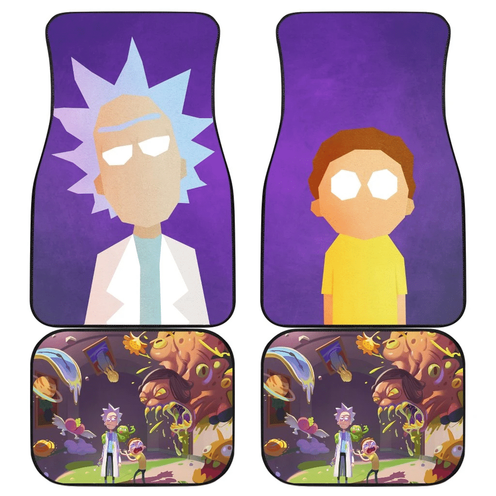 Rick And Morty Minimalist Rick & Morty Cartoon Car Floor Mats UBC022621 Rick And Morty Minimalist Rick & Morty Cartoon Car Floor Mats UBC022621
