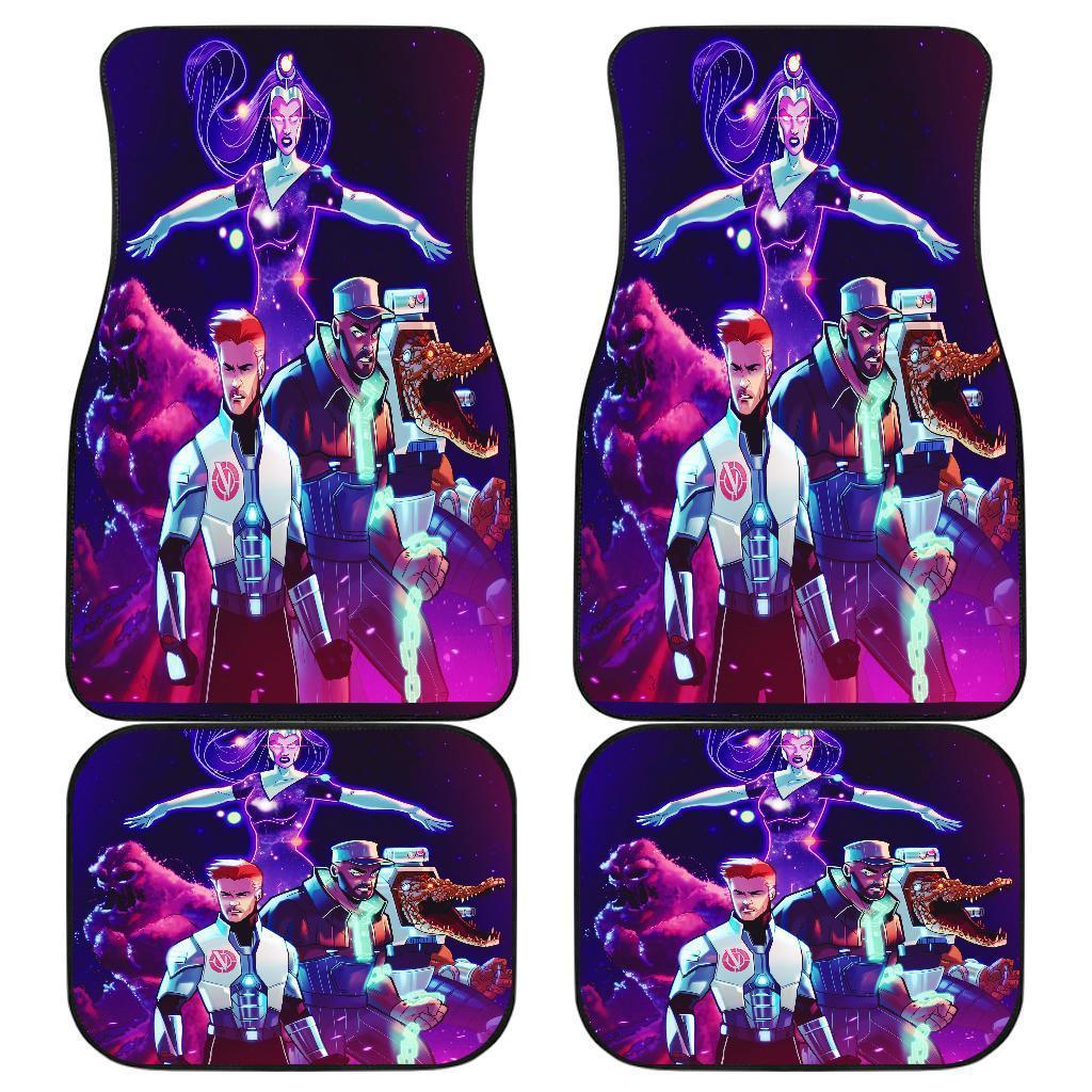Rick And Morty The Vindicators Car Floor Mats Rick And Morty The Vindicators Car Floor Mats