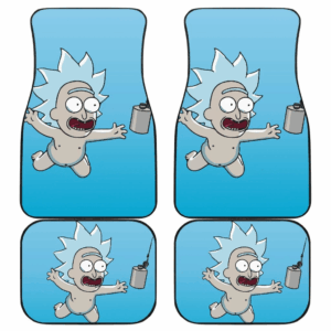 Rick Baby Never Mind Rick & Morty Cartoon Car Floor Mats UBC022634