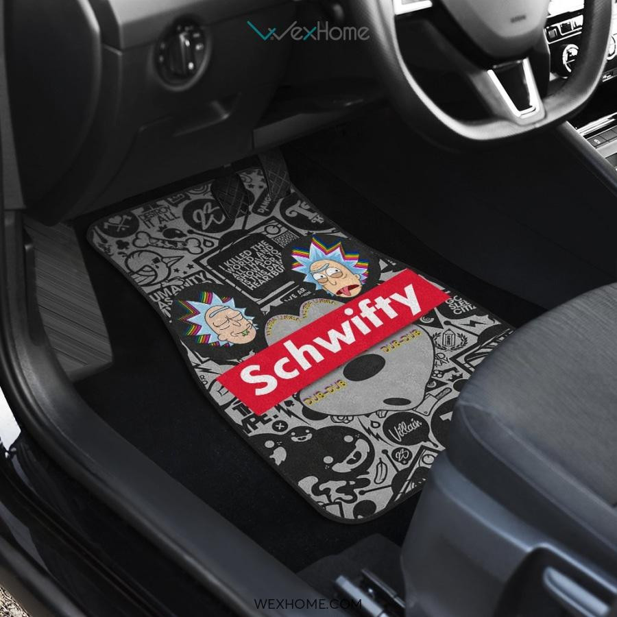 Rick-Head-Mickey-Head-Black-And-White-Rick-And-Morty-Car-Floor-Mats-UBC041901-2