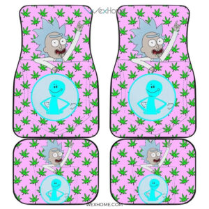 Rick In Pocket Weed Patterns Rick And Morty Car Floor Mats UBC041507