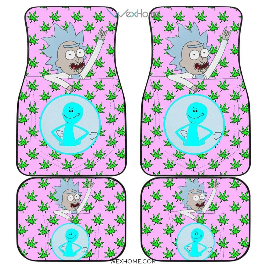 Rick In Pocket Weed Patterns Rick And Morty Car Floor Mats UBC041507 Rick In Pocket Weed Patterns Rick And Morty Car Floor Mats UBC041507