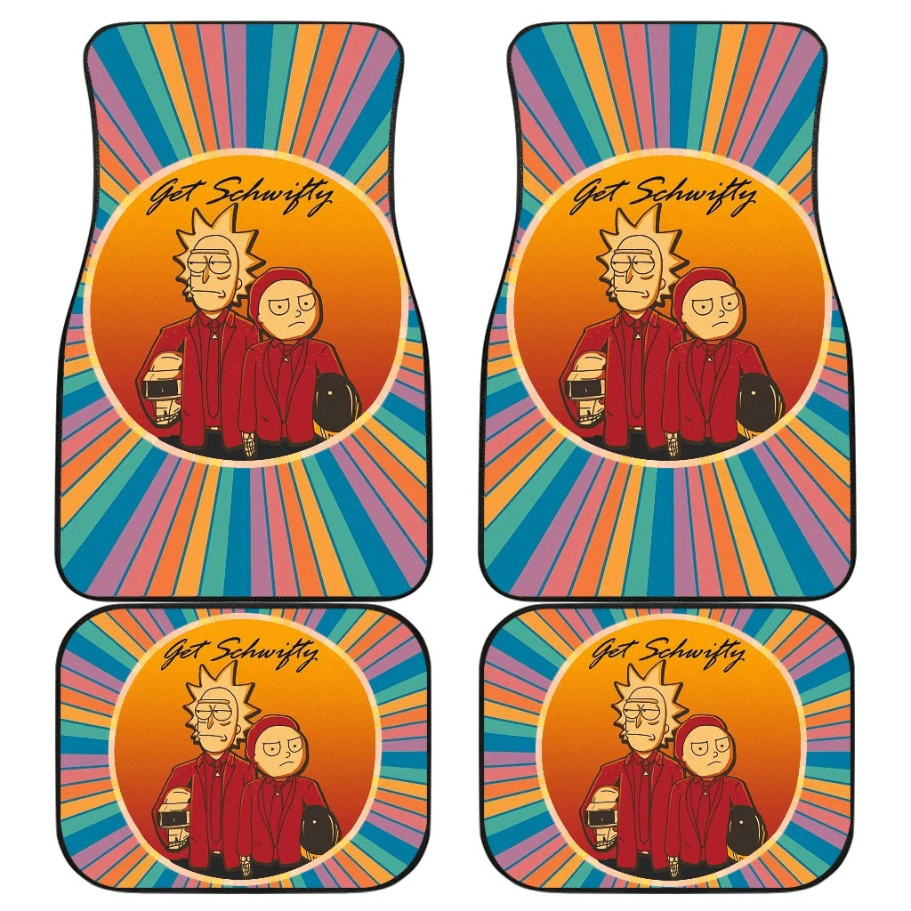 Rick Morty Get Schwifty Retrowave Rick And Morty Car Floor Mats UBC041907 Rick Morty Get Schwifty Retrowave Rick And Morty Car Floor Mats UBC041907