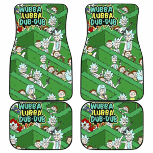 Rick Morty In A Maze Rick And Morty Car Floor Mats UBC041508