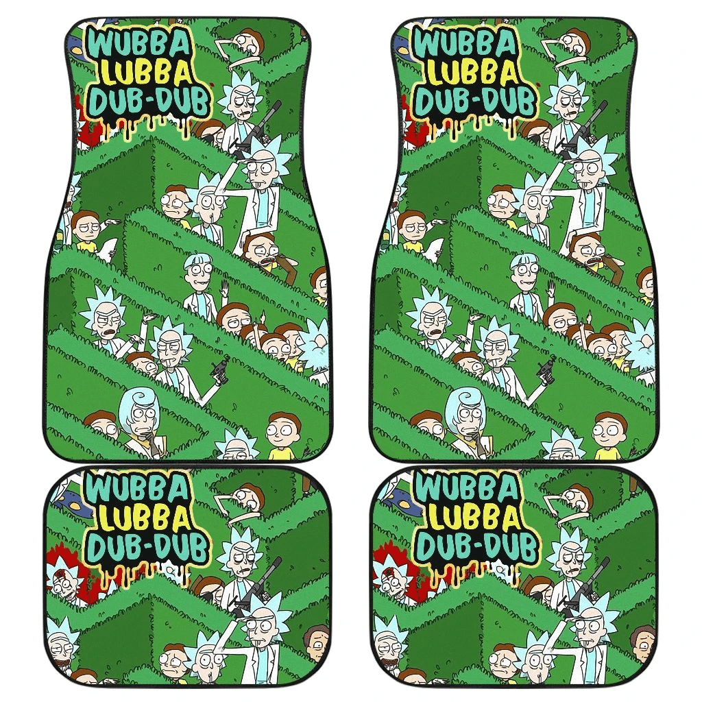 Rick Morty In A Maze Rick And Morty Car Floor Mats UBC041508 Rick Morty In A Maze Rick And Morty Car Floor Mats UBC041508