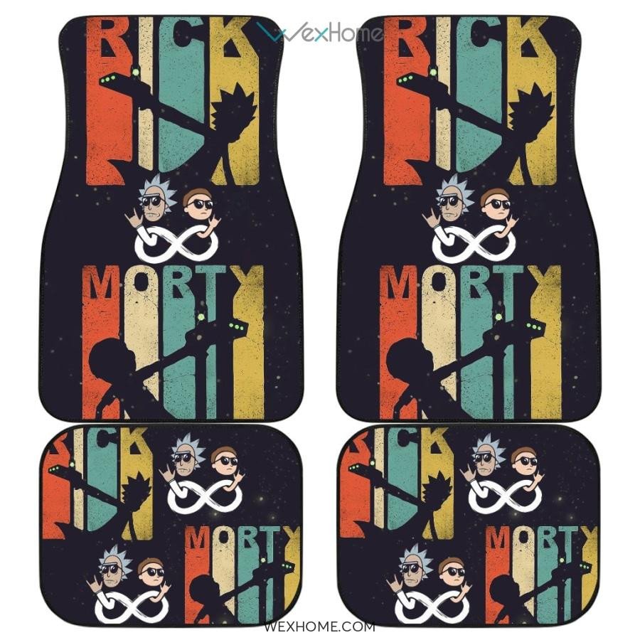 Rick Morty Silhouette Infinity Vintage Rick And Morty Car Floor Mats UBC041903 Rick Morty Silhouette Infinity Vintage Rick And Morty Car Floor Mats UBC041903