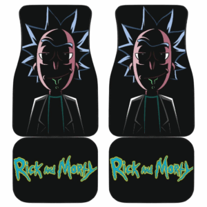 Rick Sanchez Angry Face Rick And Morty Cartoon Car Floor Mats UBC022609