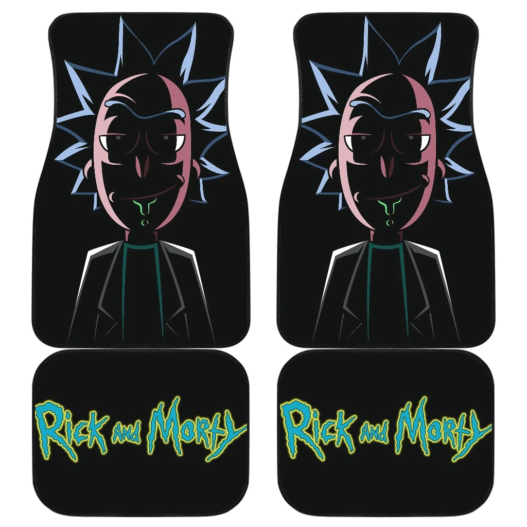 Rick Sanchez Angry Face Rick And Morty Cartoon Car Floor Mats UBC022609 Rick Sanchez Angry Face Rick And Morty Cartoon Car Floor Mats UBC022609
