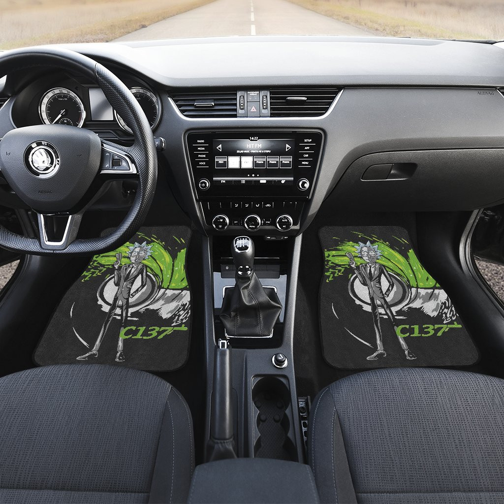Rick-Sanchez-As-James-Bond-Rick-And-Morty-Cartoon-Car-Floor-Mats-UBC022610-1