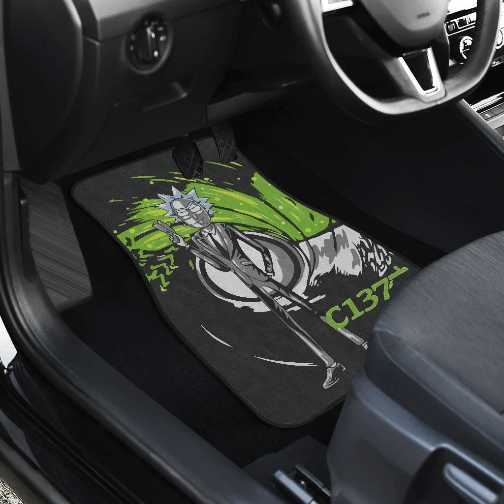 Rick-Sanchez-As-James-Bond-Rick-And-Morty-Cartoon-Car-Floor-Mats-UBC022610-2