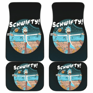 Rick Sanchez Schwifty Rick And Morty Cartoon Car Floor Mats UBC022612