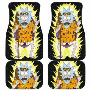 Rick and Morty Dragonball Cartoon Car Floor Mats H081420