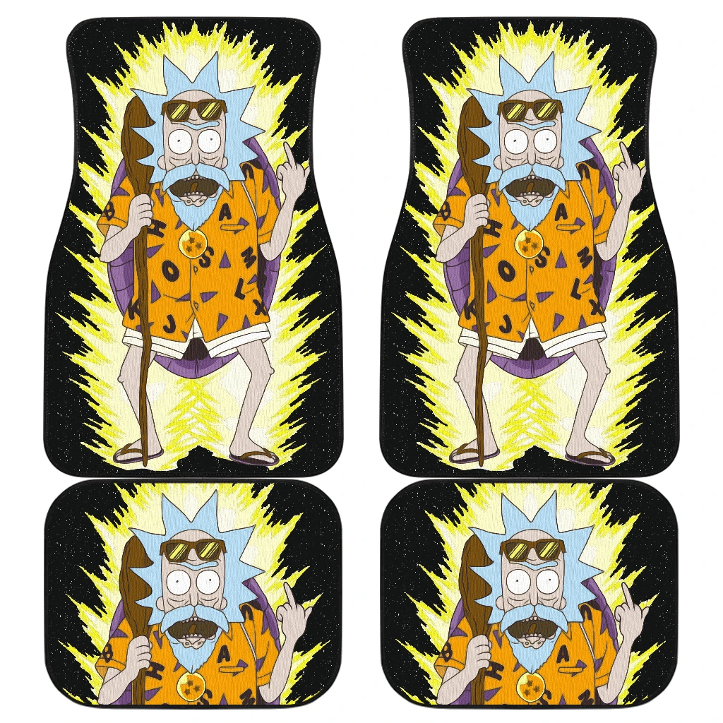 Rick and Morty Dragonball Cartoon Car Floor Mats H081420 Rick and Morty Dragonball Cartoon Car Floor Mats H081420