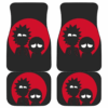 Rick and Morty Minimal Drunk Face Car Floor Mats UBC022631