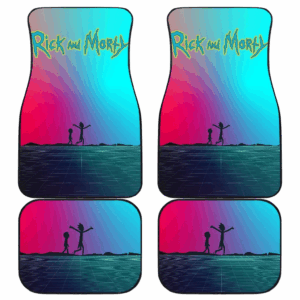 Rick and Morty New Plans Synthwave Car Floor Mats UBC022633