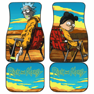 Rick and Morty X Breaking Bad Cartoon Car Floor Mats UBC022622