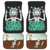 Rick and Morty and Mr Poopybutthole Peace Among Worlds Cartoon Car Floor Mats UBC022630