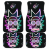 Rick – Scared Face Neon Rick & Morty Cartoon Car Floor Mats UBC022628