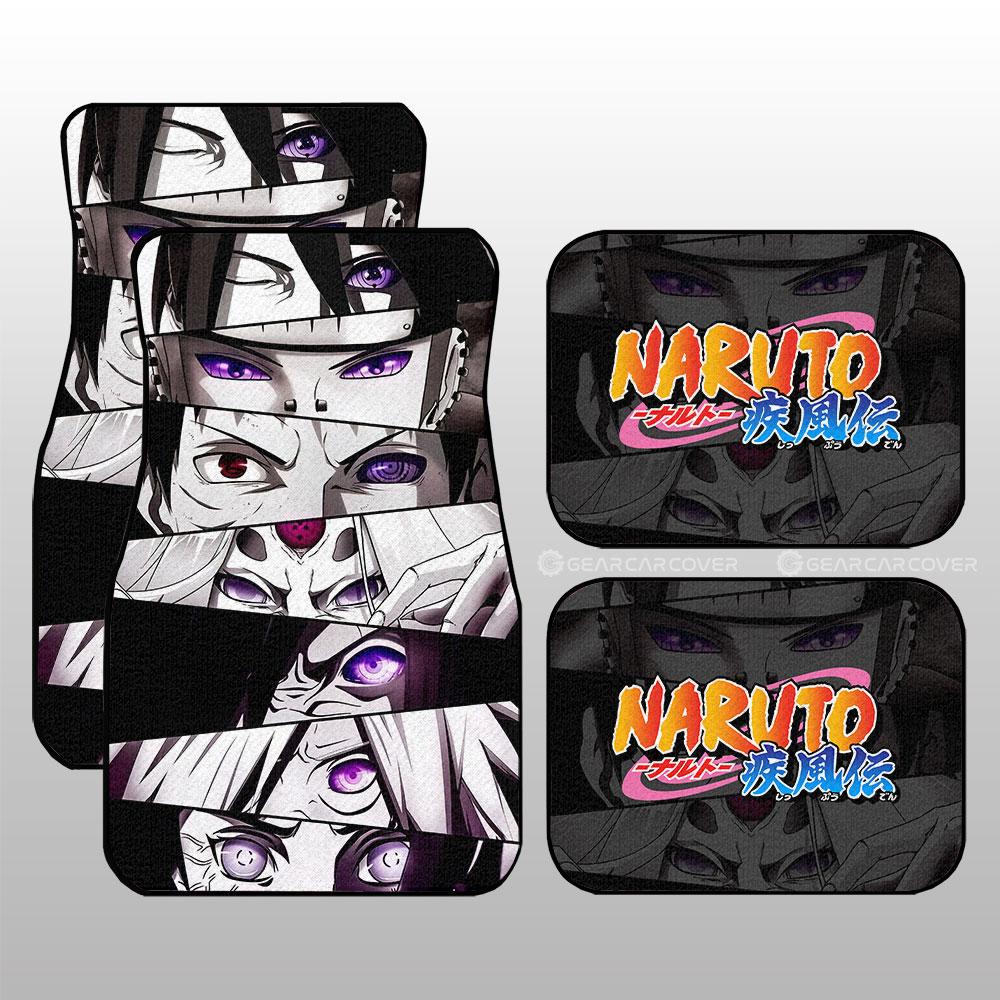 Rinnegan Eyes Car Floor Mats Custom Naruto Anime Car Accessories Rinnegan Eyes Car Floor Mats Custom Naruto Anime Car Accessories