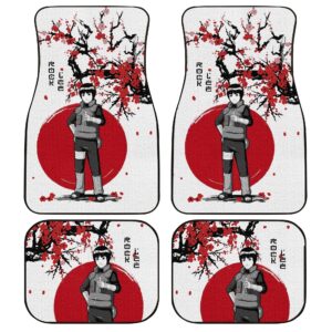 Rock Lee Car Floor Mats Custom Japan Style Anime Naruto Car Interior Accessories