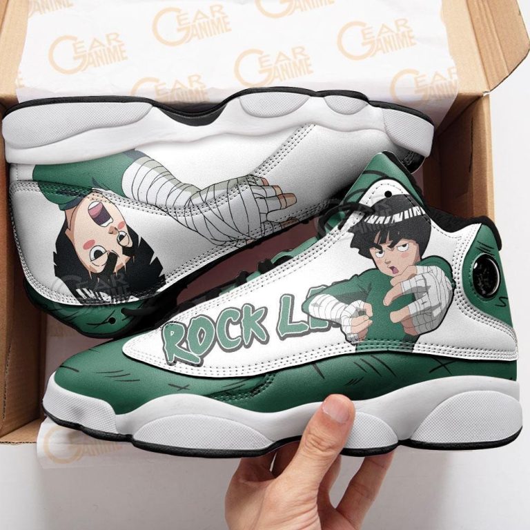 Rock-Lee-Naruto-Anime-Air-Jordan-13-Shoes-3