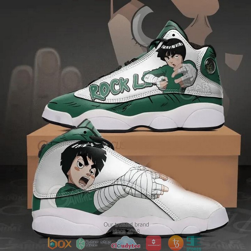 Rock Lee Naruto Anime Air Jordan 13 Sneaker Shoes Rock Lee Naruto Anime Air Jordan 13 Sneaker Shoes