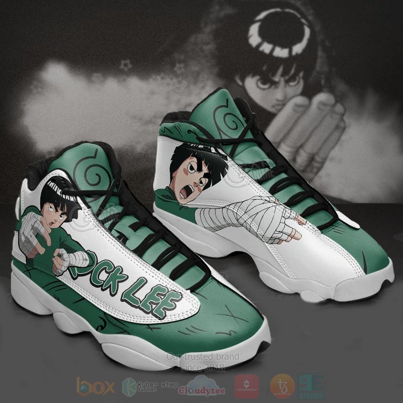 Rock Lee Naruto Custom Anime Air Jordan 13 Shoes Rock Lee Naruto Custom Anime Air Jordan 13 Shoes