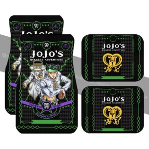 Rohan Kishibe Car Floor Mats Custom Anime JoJo’s Bizarre Adventure Car Interior Accessories