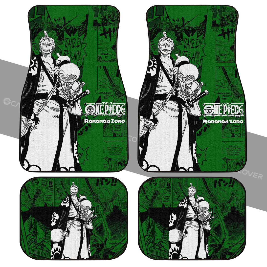 Roronoa-Zoro-Car-Floor-Mats-Custom-Anime-Mix-Manga-Wano-One-Piece-Car-Accessories-1