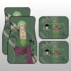 Roronoa Zoro Car Floor Mats Custom One Piece Anime Gifts For Fans