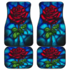 Rose Beauty And The Beast Car Floor Mats Cartoon H040820