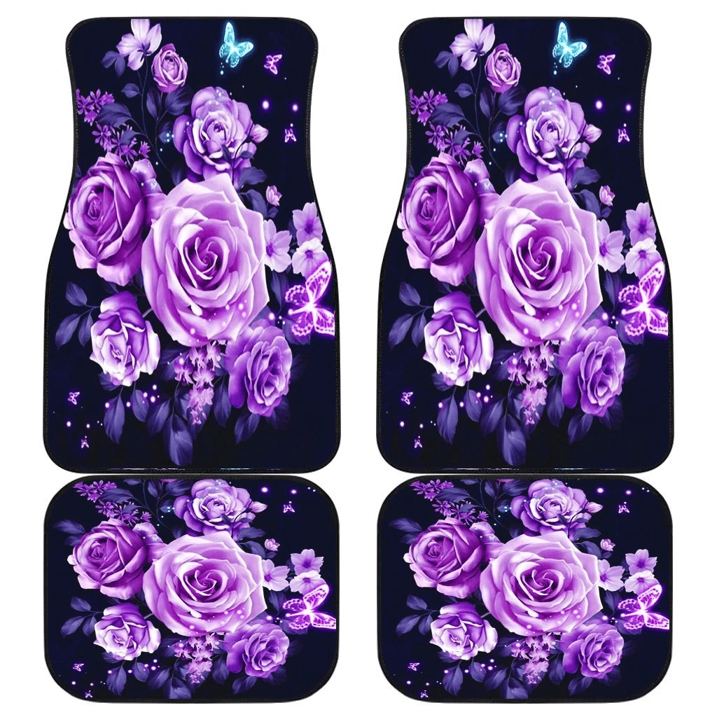 Rose Beauty Art Flowers Car Floor Mats 191030 Rose Beauty Art Flowers Car Floor Mats 191030