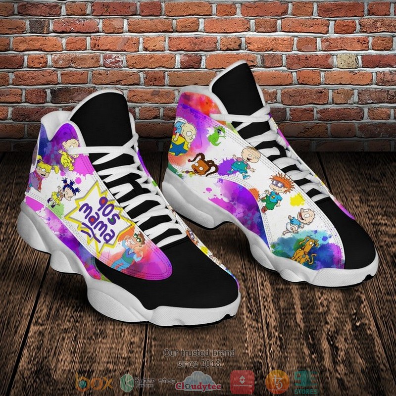 Rugrats 90S Mama Color Splash Air Jordan 13 Sneaker Shoes Rugrats 90S Mama Color Splash Air Jordan 13 Sneaker Shoes