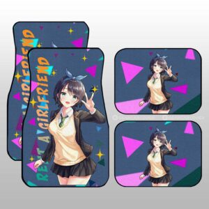 Ruka Sarashina Car Floor Mats Custom Rent A Girlfriend Anime Car Accessories