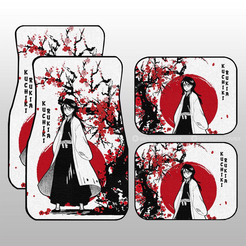 Rukia Kuchiki Car Floor Mats Custom Japan Style Anime Bleach Car Interior Accessories Rukia Kuchiki Car Floor Mats Custom Japan Style Anime Bleach Car Interior Accessories