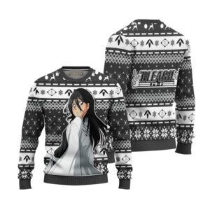 Rukia Kuchiki Ugly Christmas Sweater Custom Bleach Anime Xmas Gift